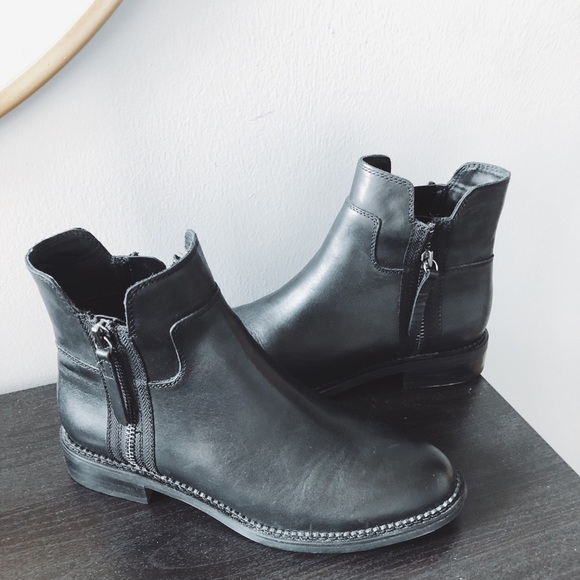 franco sarto dallas leather booties